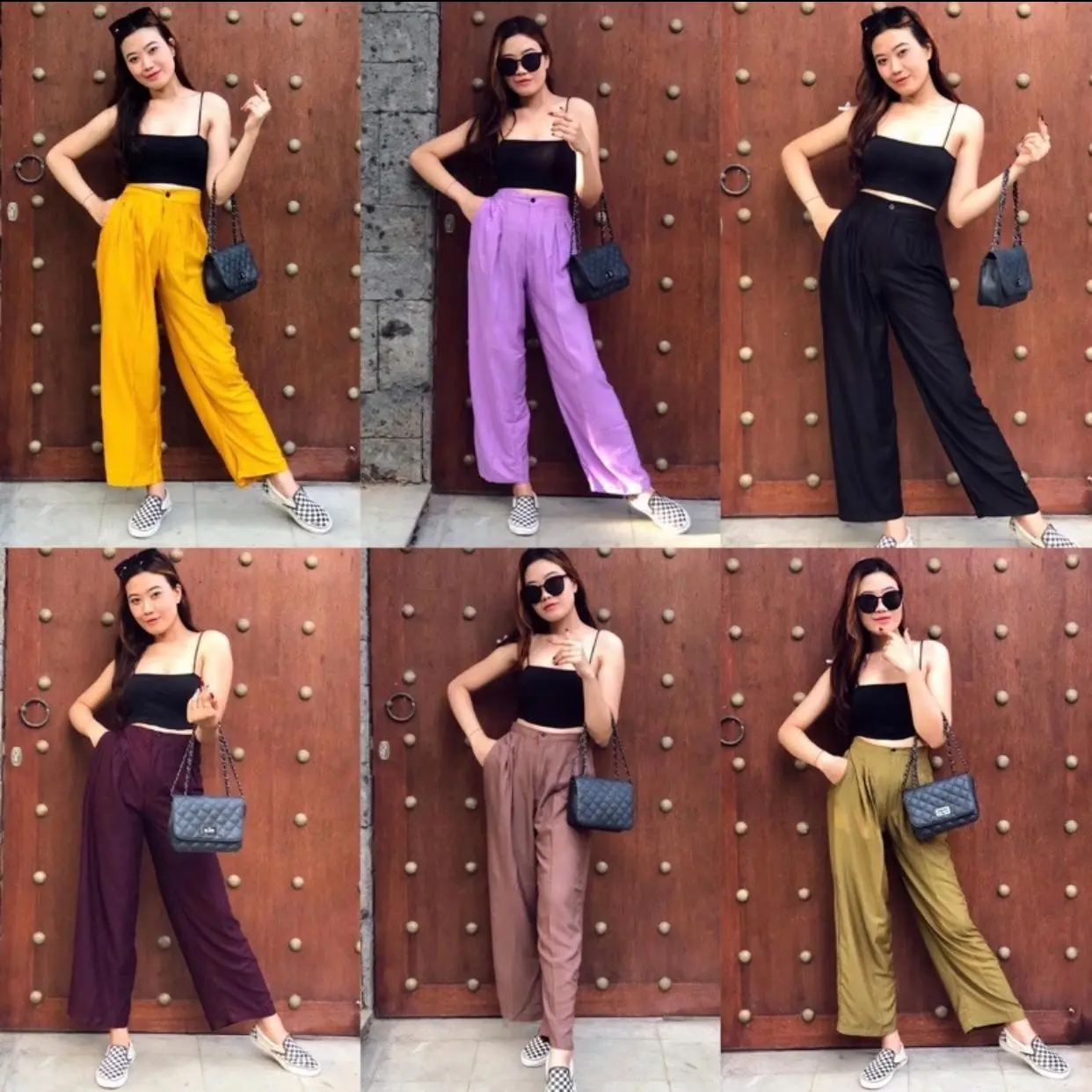 Kulot HW HIGHWAIST  Kancing Resleting
