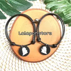 Gelang couple magnet dino cute putih | gelang couple | gelang couple dino putih