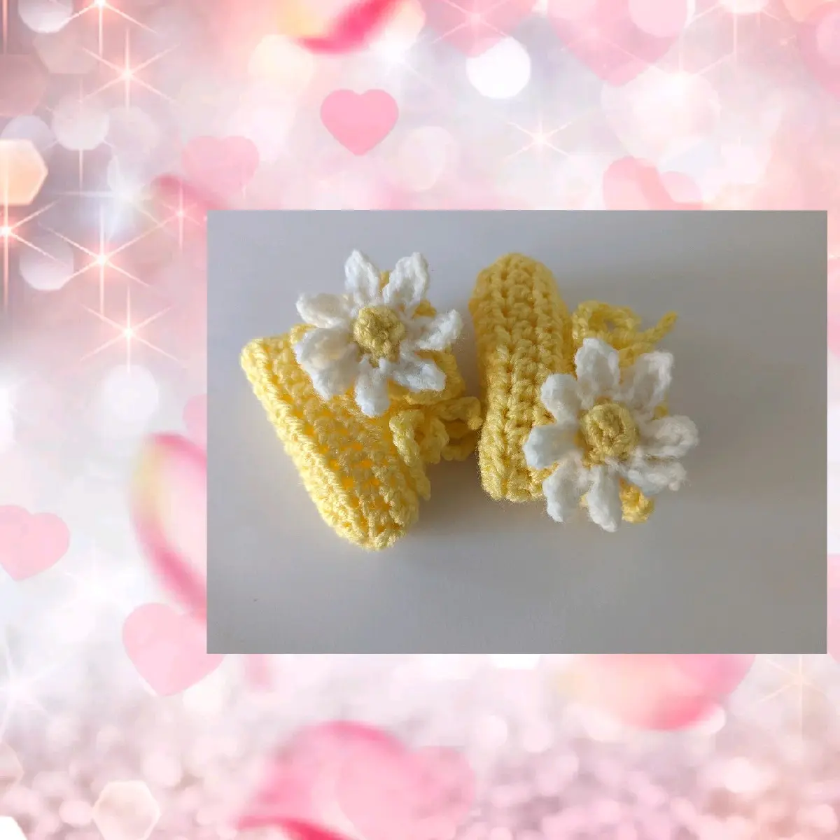 Daisy baby shoes booties
