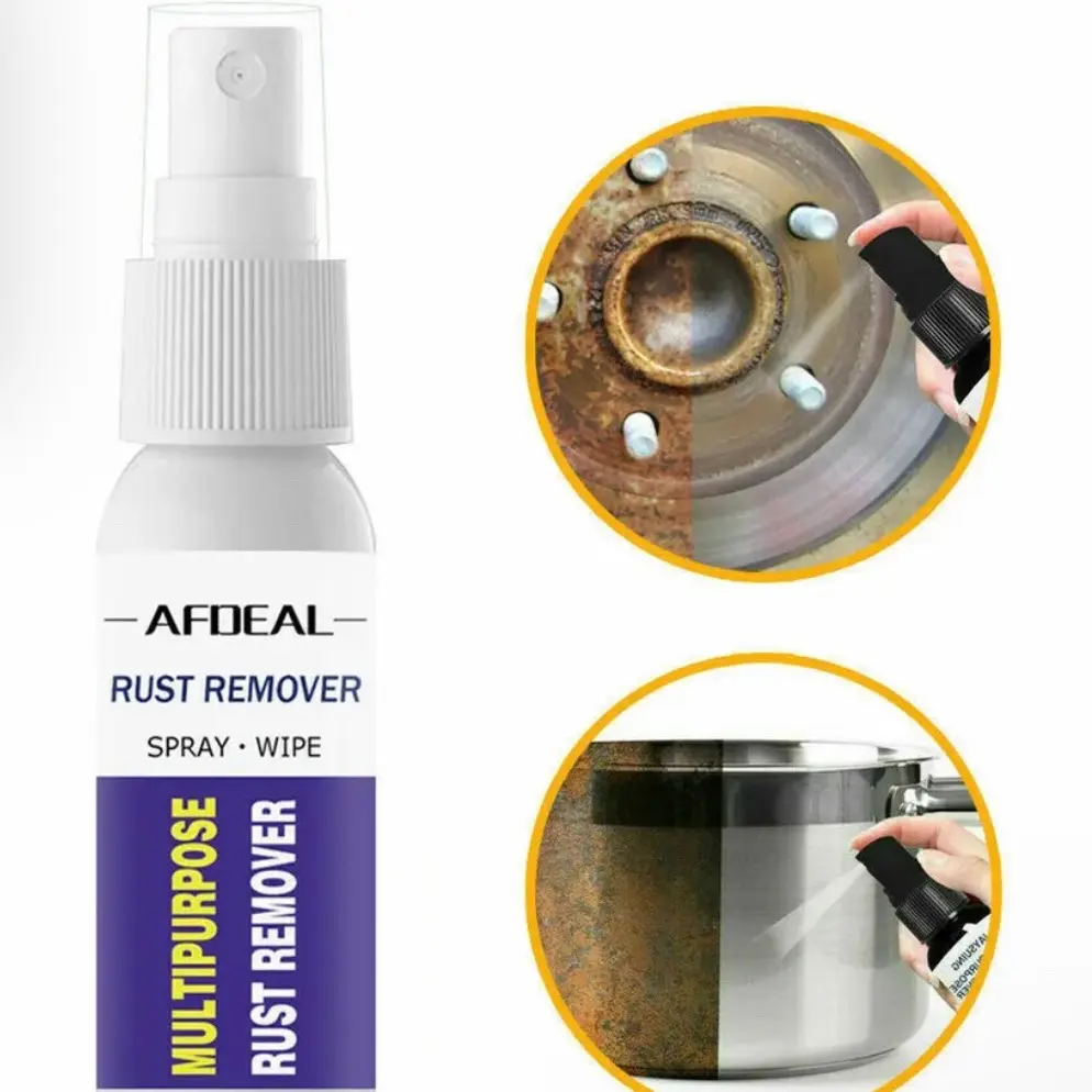 Rust Inhibitor Derusting Spray for Automotive Chrome and Stainless Steel - 30ml/1oz Capacity