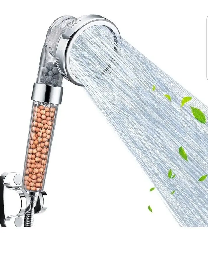 Shower Head, Ionic Filter Filtration High Pressure Water Saving 3 Mode Function