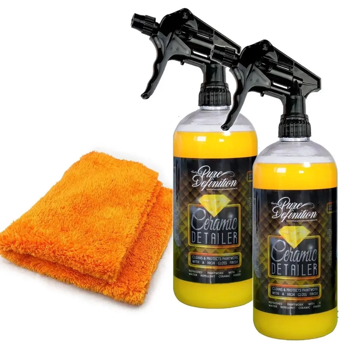 Ceramic Detailer Car Wax Gloss Spray Sealant Coating Vehicle Water Beading 1L quick duel auto pre cleaner