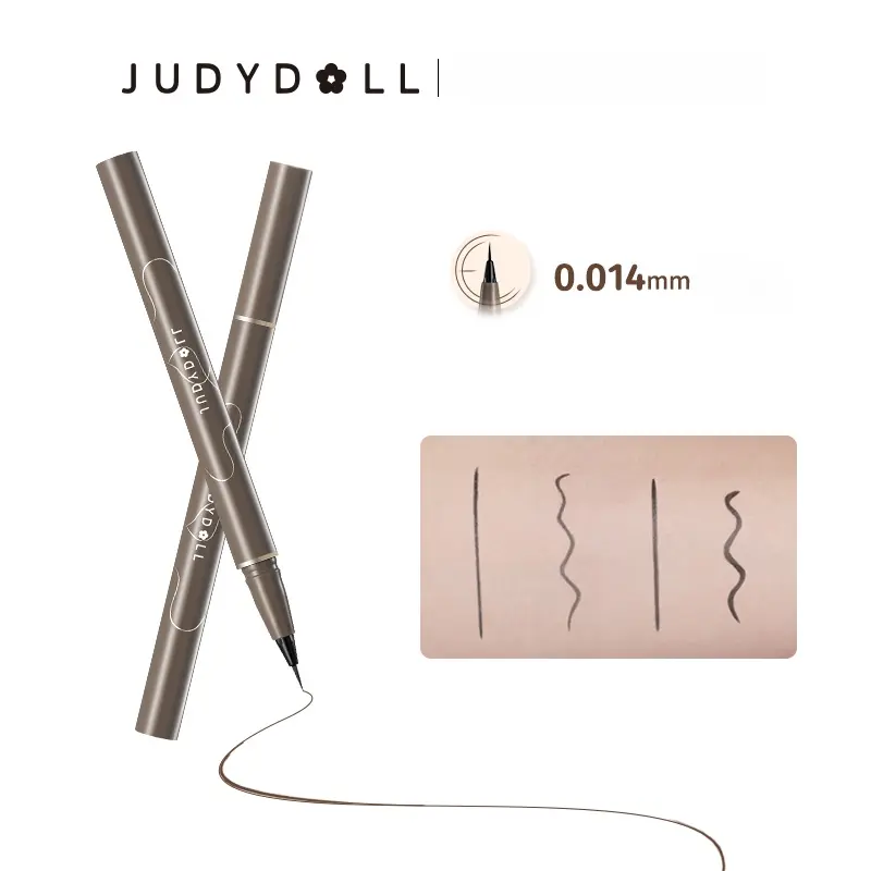 Judydoll Ultra-fine Waterproof Eyeliner Pen Quick-drying Long-lasting Non-smudging Brown Makeup