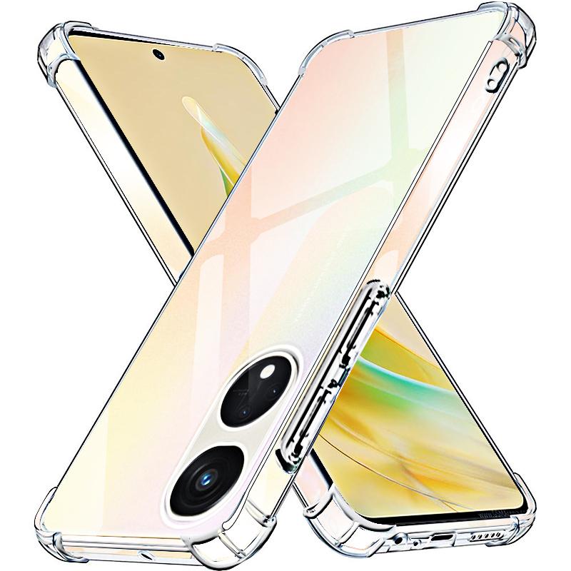 Ốp Chống Sốc Trong Suốt, Dành Cho OPPO Reno 8, 8T, 8Z, 7, 7Z, 6, 6Z, 5, 5Z, 5F, Lite, SE, Pro, Plus, 4G Và 5G, Ốp Điện Thoại Trong Suốt, Ốp Lưng Silicon Mềm, Chống Va Đập