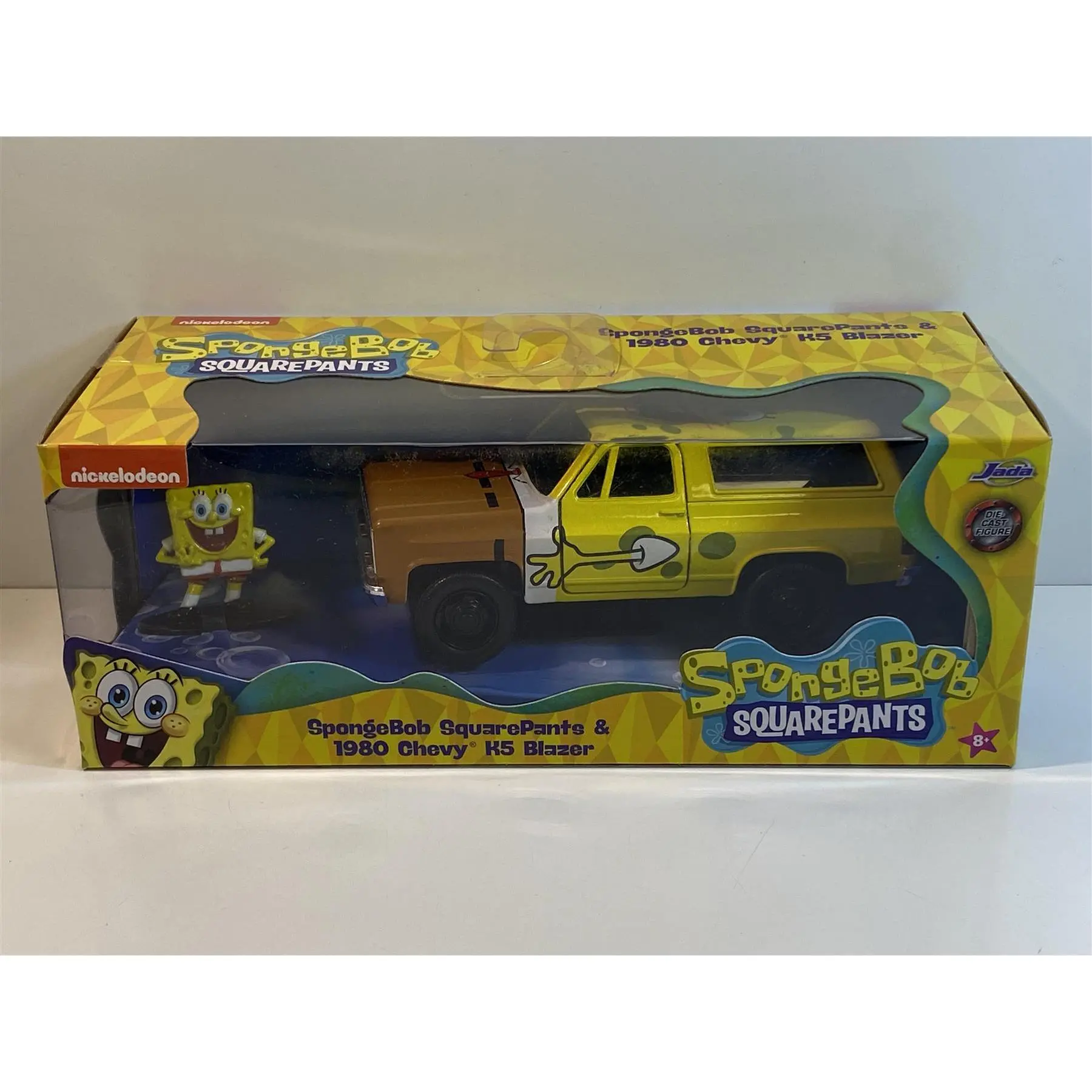 SpongeBob SquarePants Figure and 1980 Chevy K5 Blazer 1:32 Jada 31798