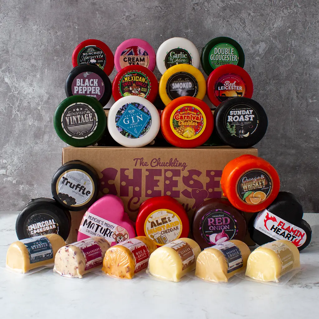 Full Monty Cheese Hamper with 25 Random Flavours