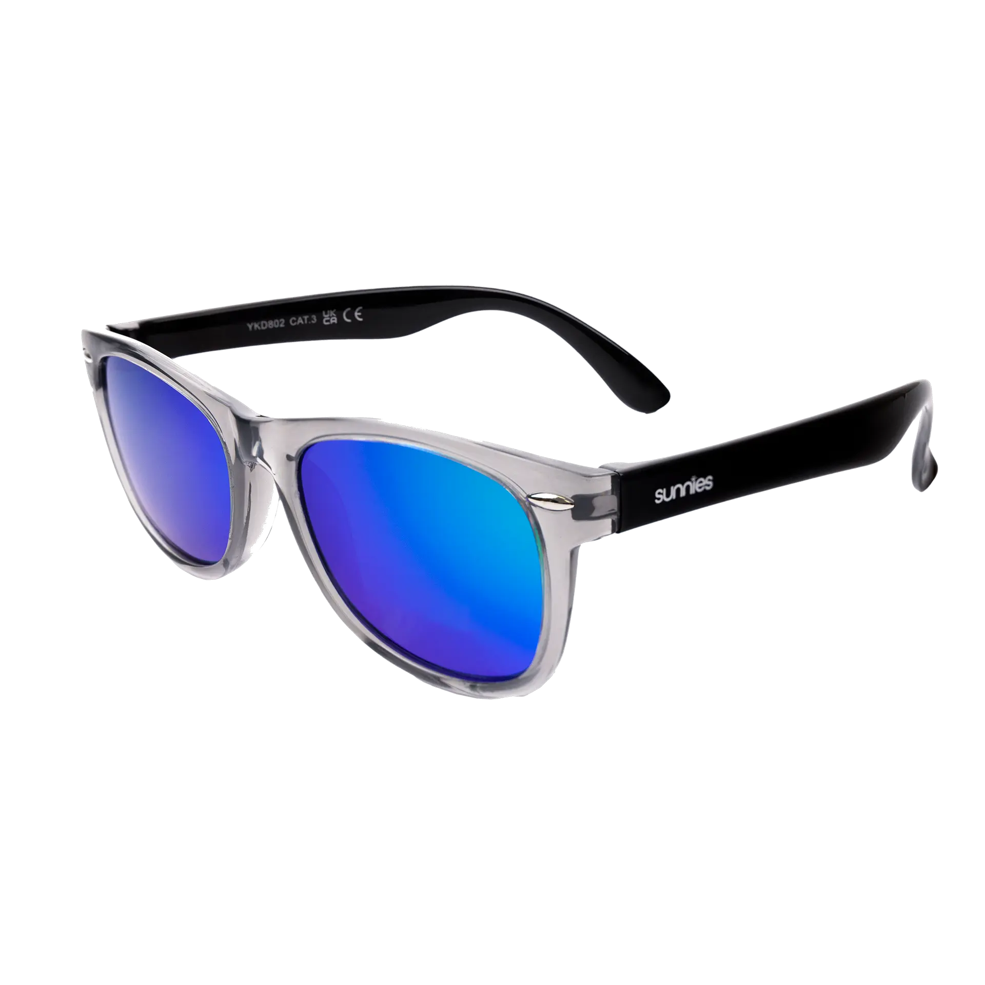 Sunnies Crystal Wayfarer Sunglasses - Age 6+ - Children’s Sunglasses - UV Protection - Flexible and Shatter-Resistant