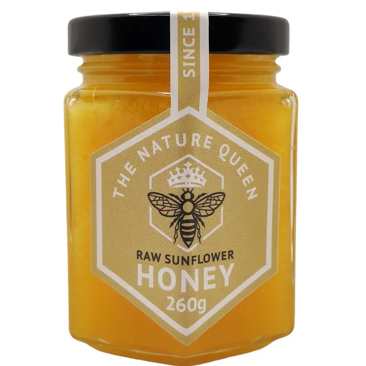 Pure & Raw Sunflower Honey - Set (Hard) Honey