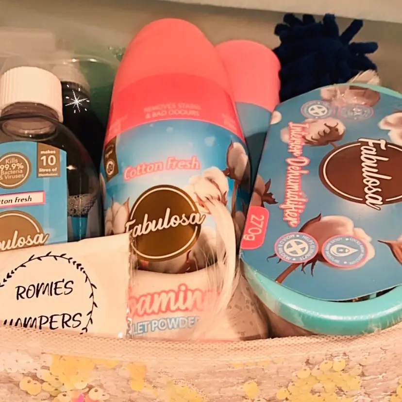 Cleaning hamper bundle COTTON FRESH -Mrs Hinch inspo Household Gift new home gift Birthday gift Easter hamper products