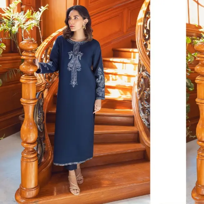 Asim Jofa Ready made 1Pc Long Sleeve Embroidered Kurta On Premium Lawn Cotton By Asim Jofa Casual Shirt- Summer Womenswear