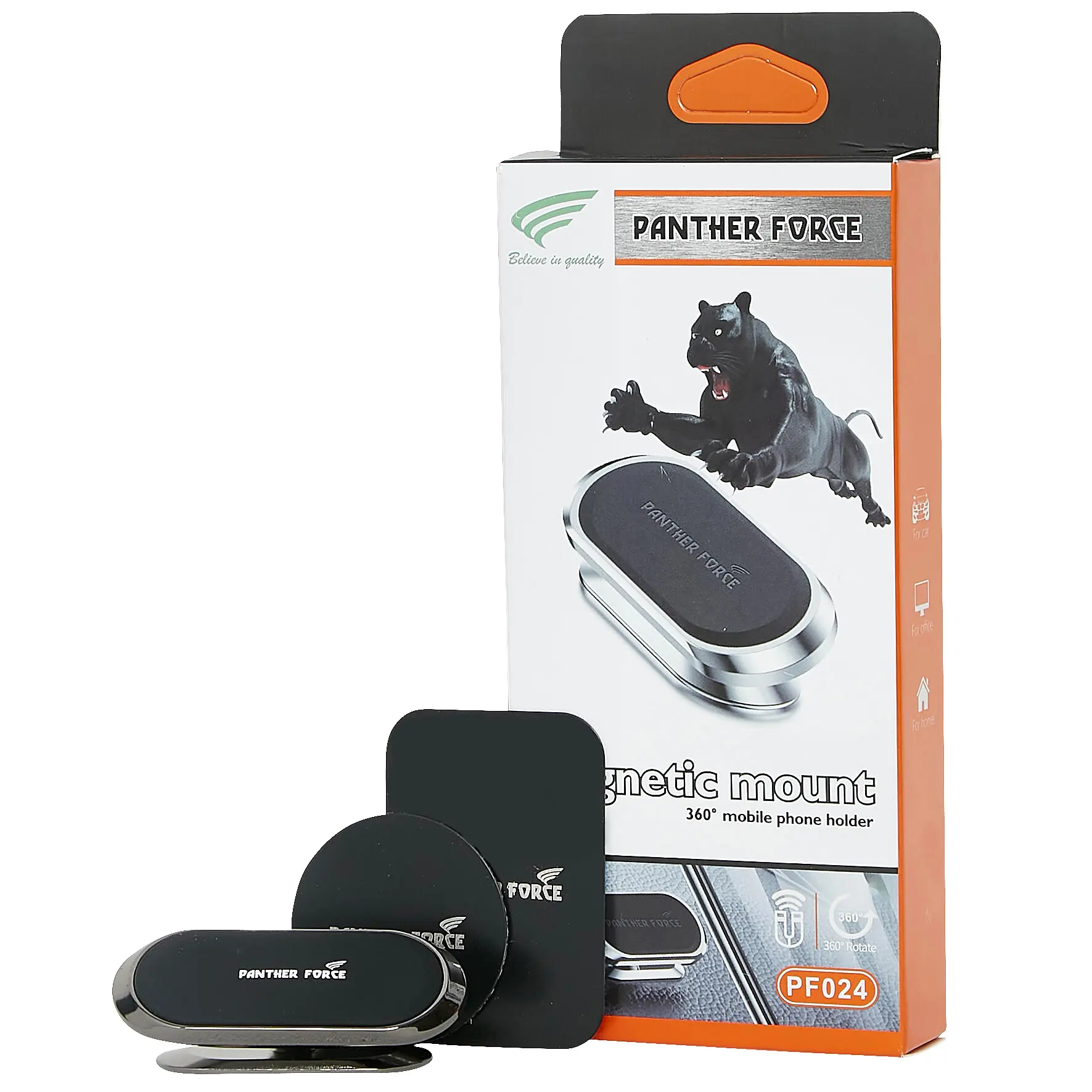 Universal Magnetic Car Van Mobile Phone Holder Dashboard Mount 360° Rotating