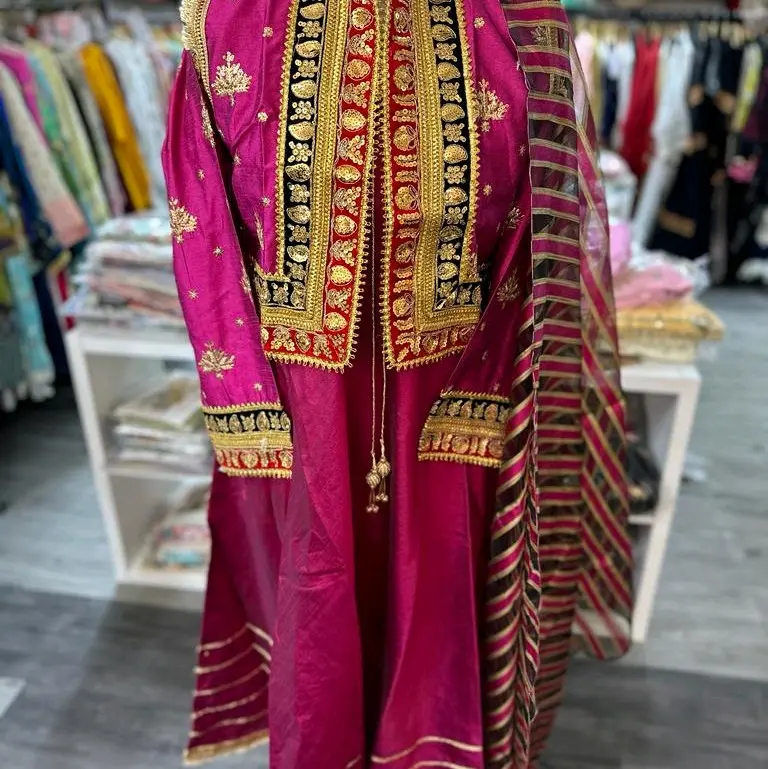 Dress with koti Patan style standard size 40 chest 50 length Ready-to-wear