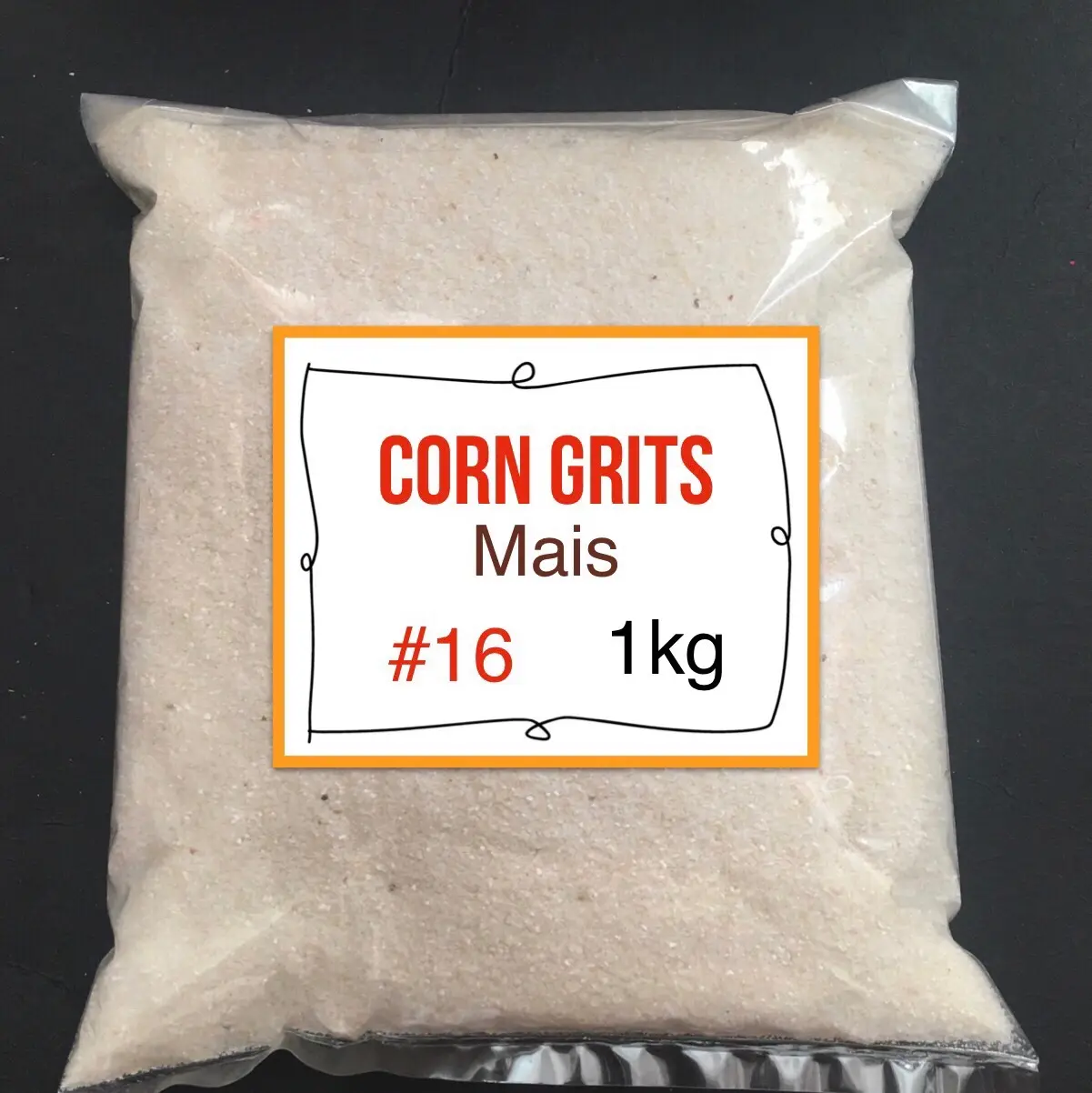 Corn grits Mais Bigas #16 1kg white Cebu mais
