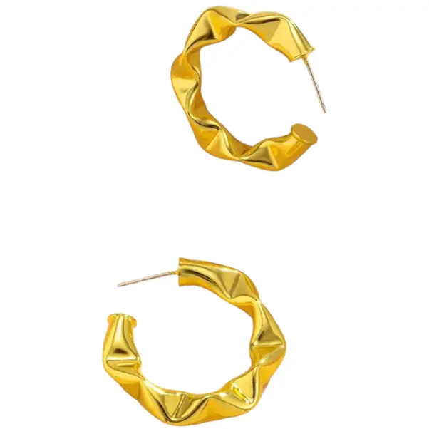 Ivy Ekong FashionSHAYA Gold Statement Earrings