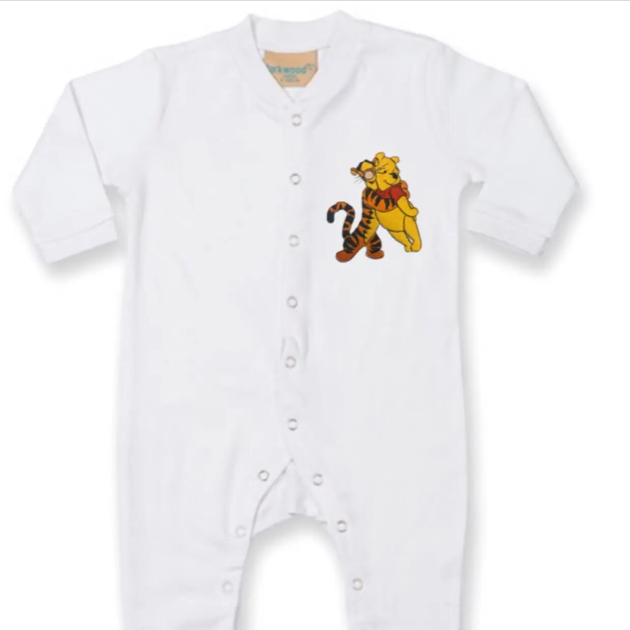Winnie The Pooh & Tigger White Sleepsuit
