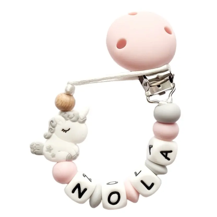 Twinkle Star Baby Unicorn Dummy Clip Baby Infant